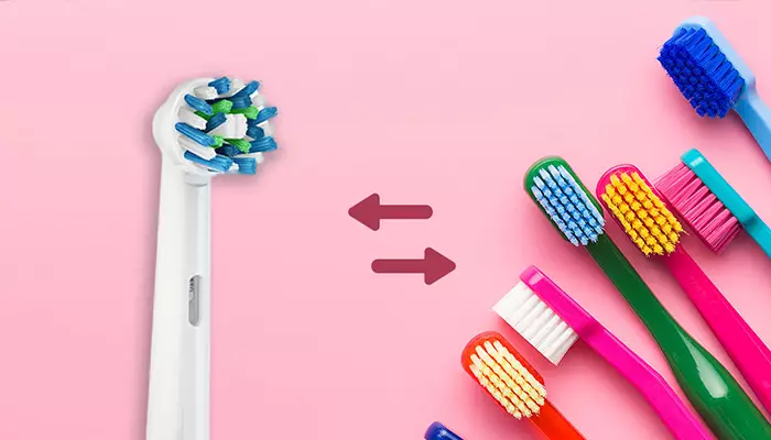 مسواک معمولی بهتر است یا مسواک برقی